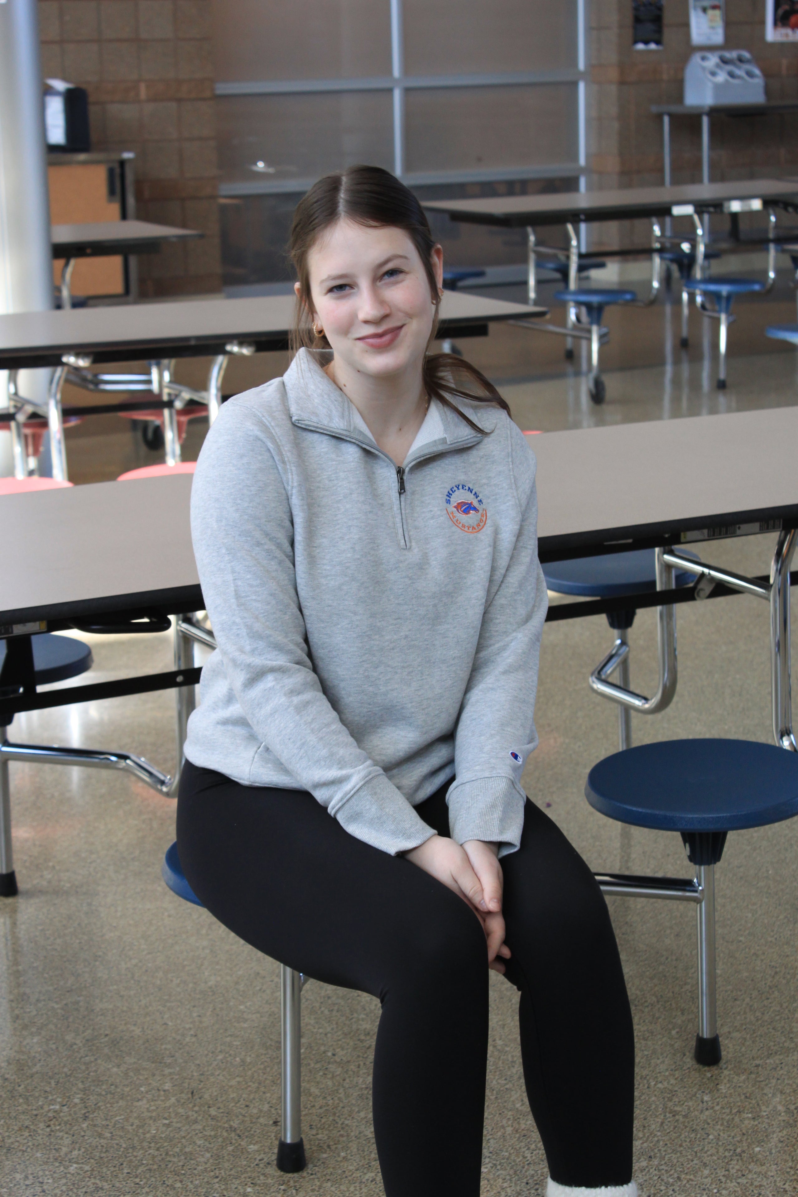 Womens Champion Quarter Zip The Mustang Stable Sheyenne High